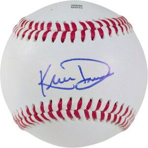 Khris Davis Oakland A's Signed Baseball Athletics Brewers Exact Proof Autograph